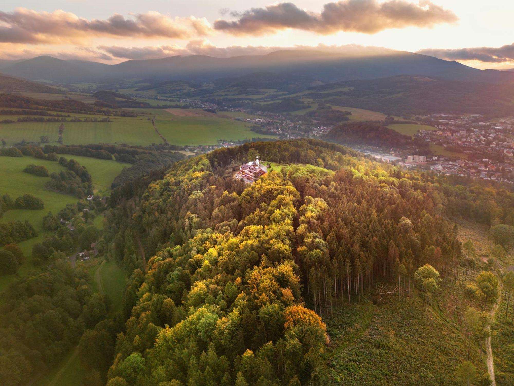 Hotel Krizovy Vrch Jeseník Esterno foto